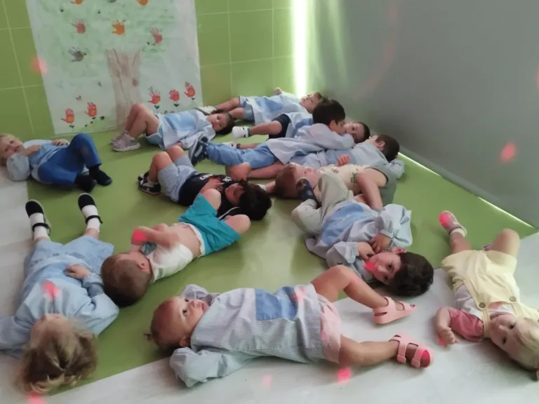 Aula de 1 a 2 años del centro de educación infantil Bombonets en Dénia