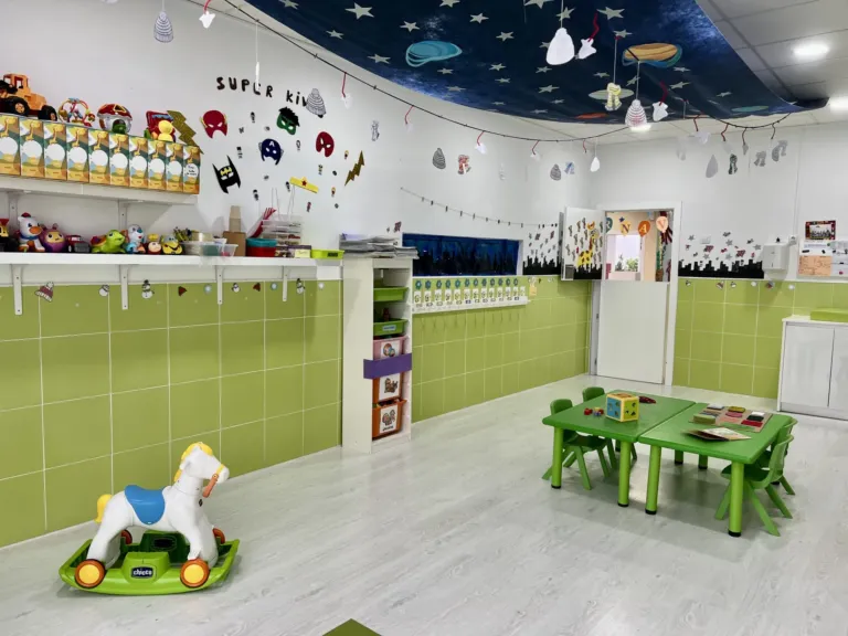 Aulas del centro de educación infantil Bombonets en Dénia