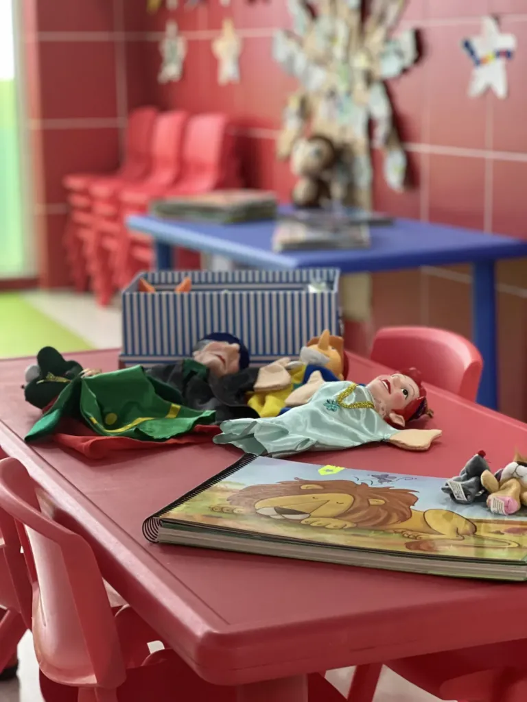 Aula de 2 a 3 años del centro de educación infantil Bombonets en Dénia