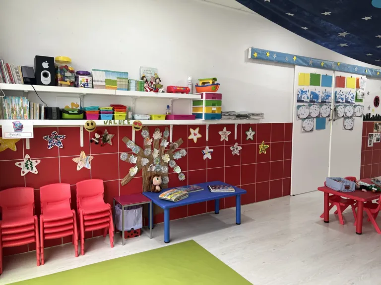 Aula de 2 a 3 años del centro de educación infantil Bombonets en Dénia