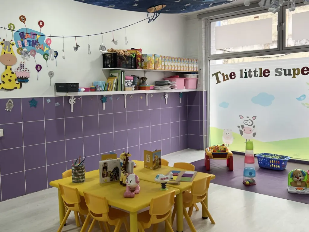 Instalaciones del centro de educación infantil Bombonets en Dénia