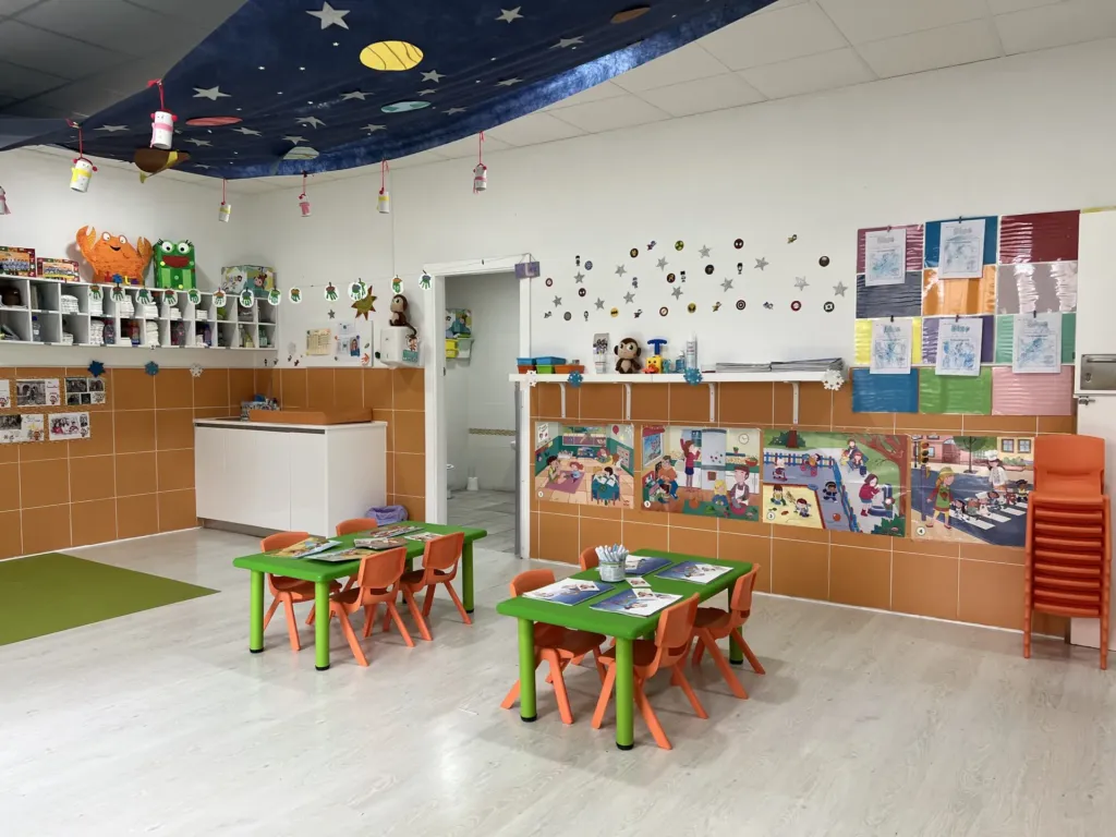 Instalaciones del centro de educación infantil Bombonets en Dénia