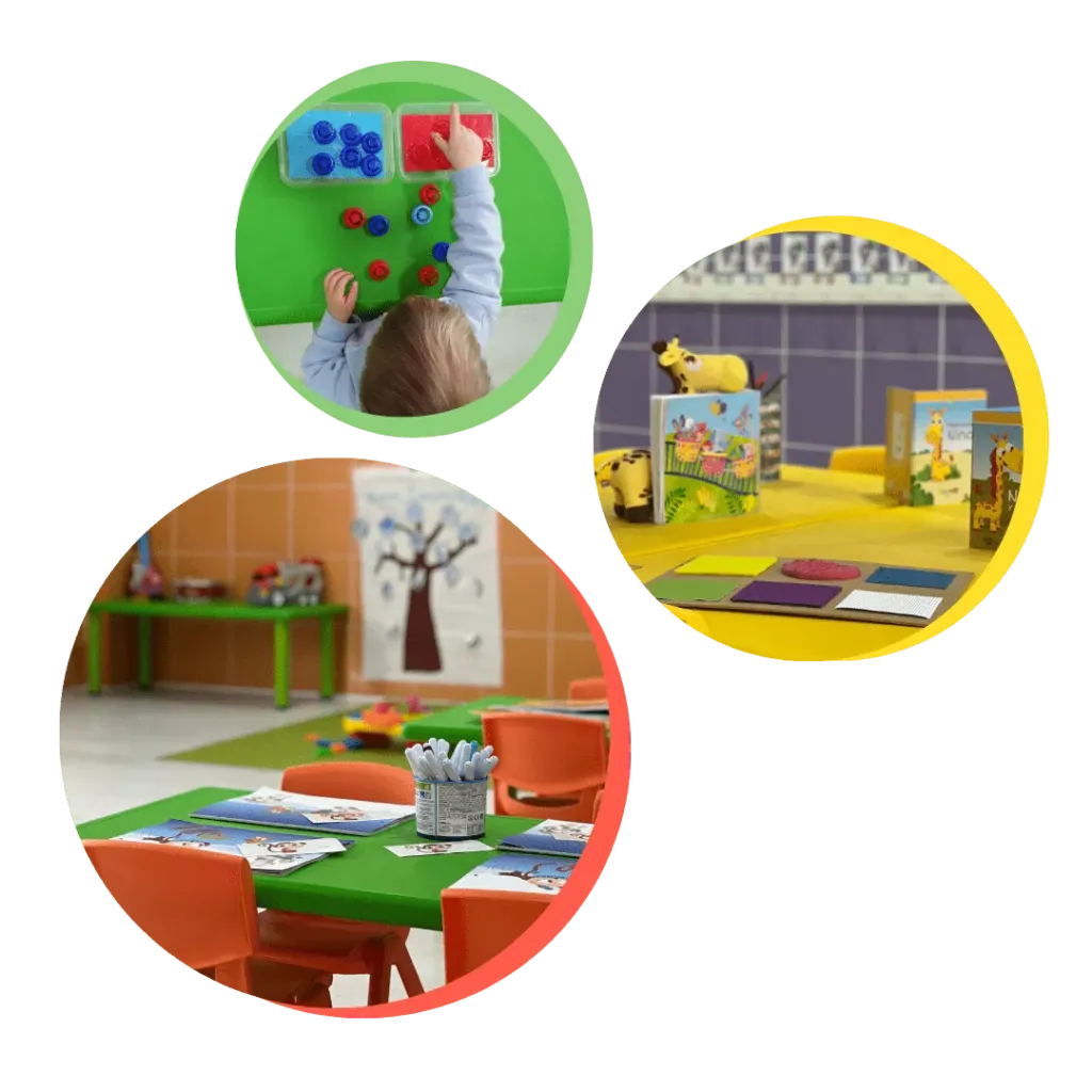 Aulas de los centros Bombonets, centro de educación infantil en Dénia